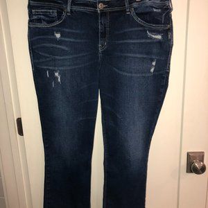 Silver Jeans Suki Capri jeans sz 20 EUC LN